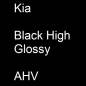 Preview: Kia, Black High Glossy, AHV.